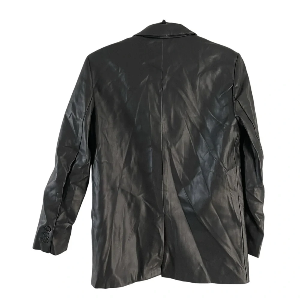 Zara Women Leather Jacket Size S
